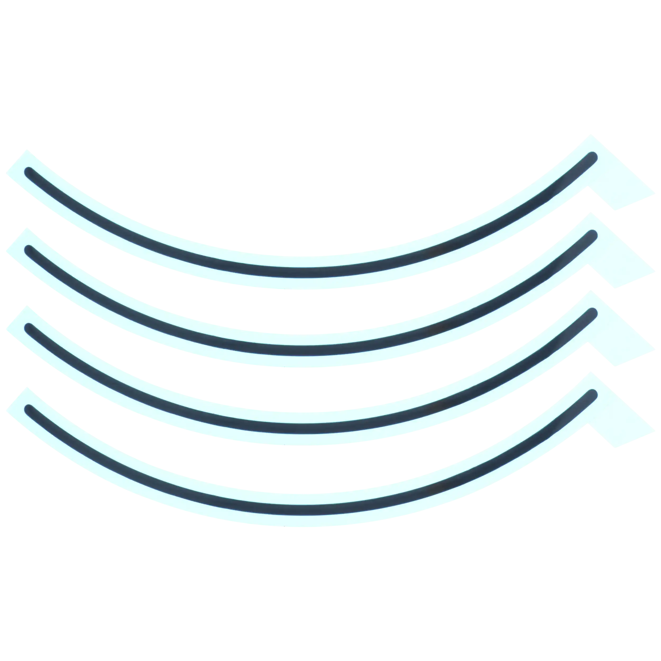 Adhesive Strips for Screws Pads of the Undercover for Mac Studio (A2615 / 2022) (Original OEM)