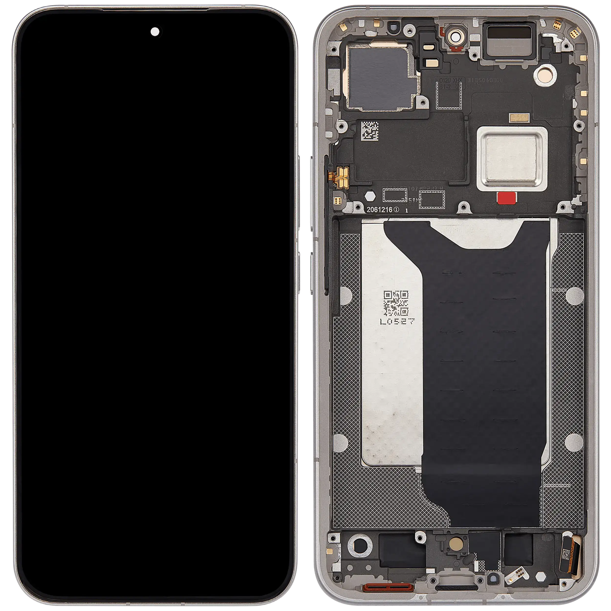 OLED-Display mit Rahmen für Xiaomi 15T Pro (Refurbished) (Grau)