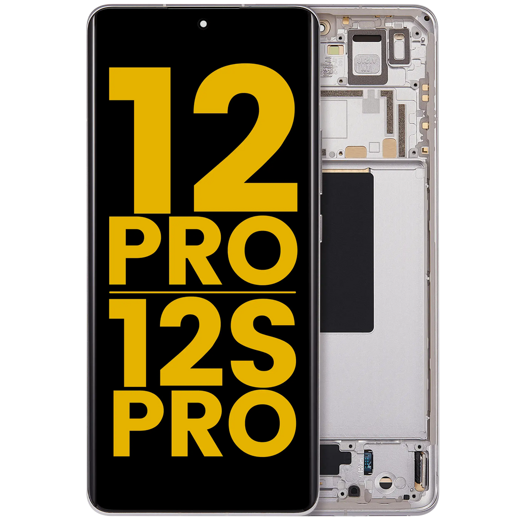 OLED-Display mit Rahmen für Xiaomi 12 Pro / 12S Pro (Refurbished) (Lila)