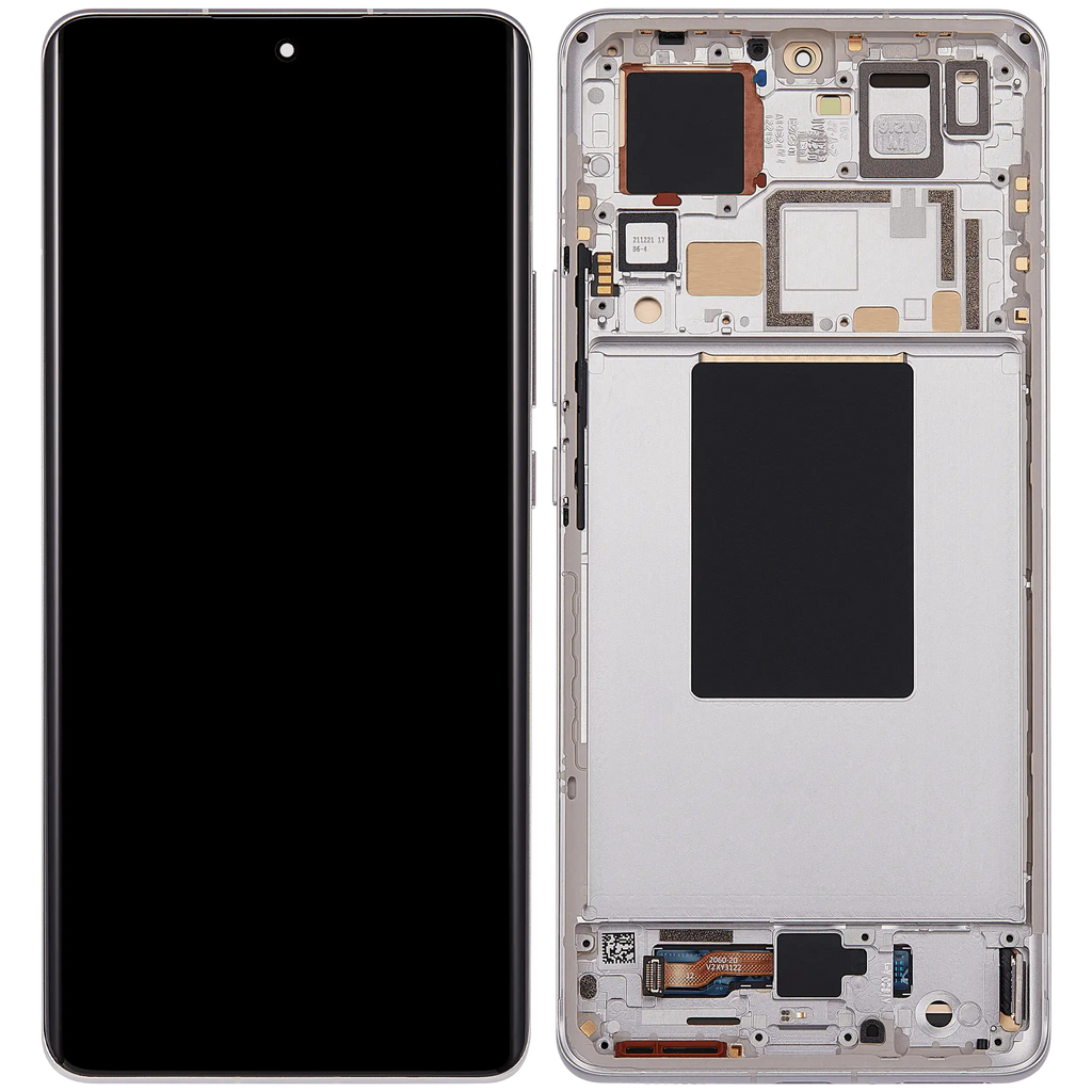 OLED-Display mit Rahmen für Xiaomi 12 Pro / 12S Pro (Refurbished) (Lila)