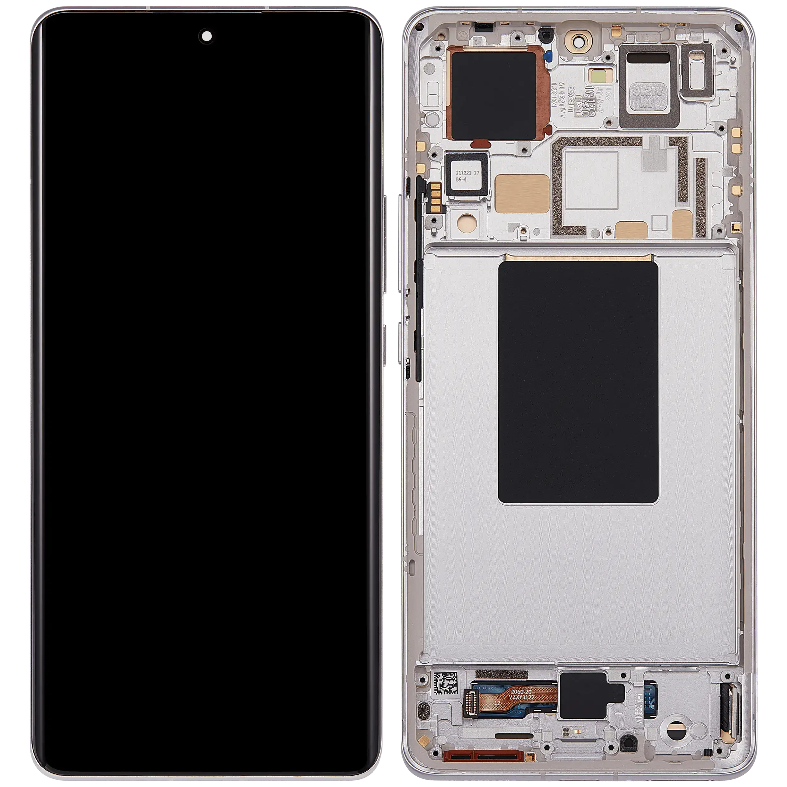 OLED-Display mit Rahmen für Xiaomi 12 Pro / 12S Pro (Refurbished) (Lila)
