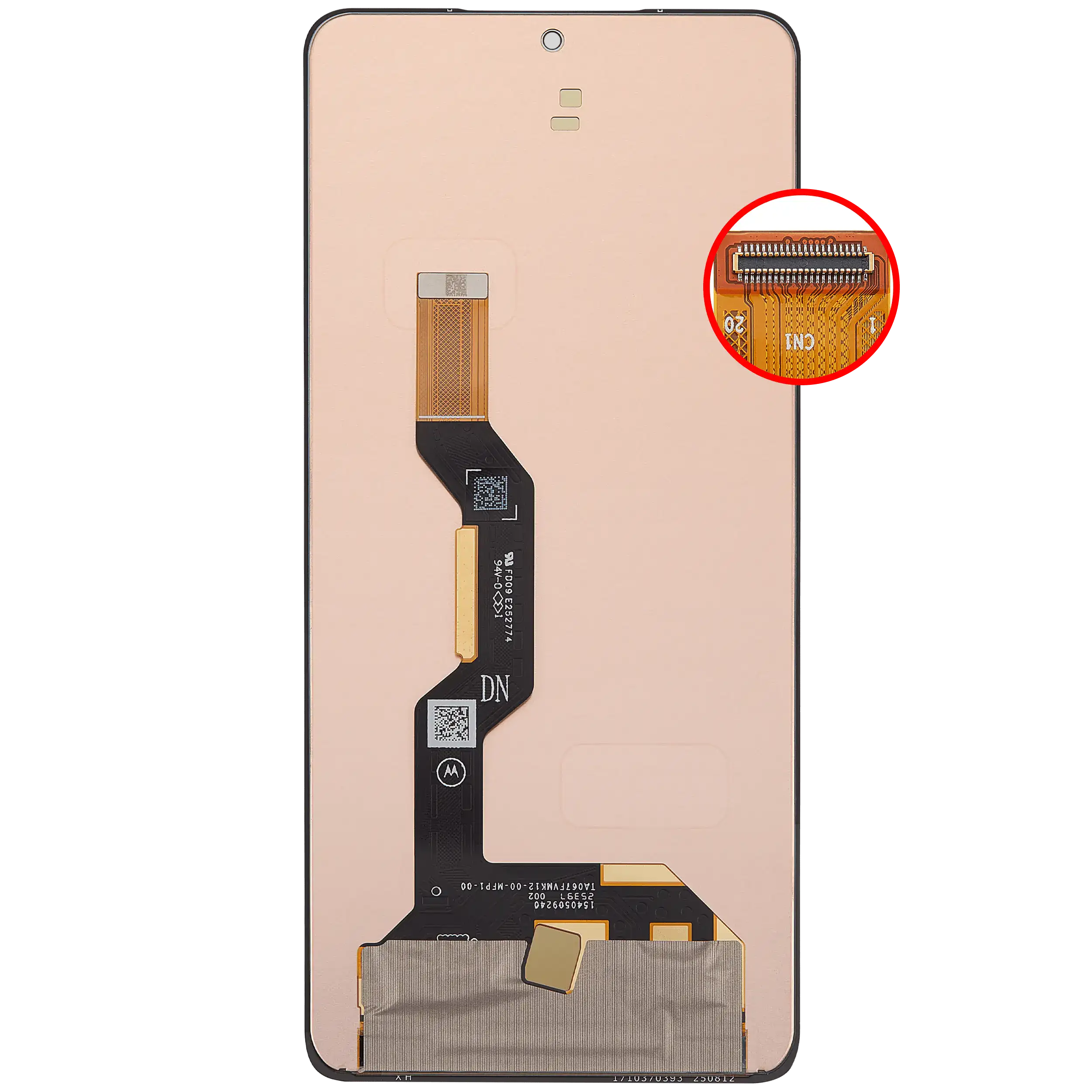 OLED-Display ohne Rahmen für Motorola Moto G Stylus (XT2619 / 2026) (Refurbished) (Alle Farben)