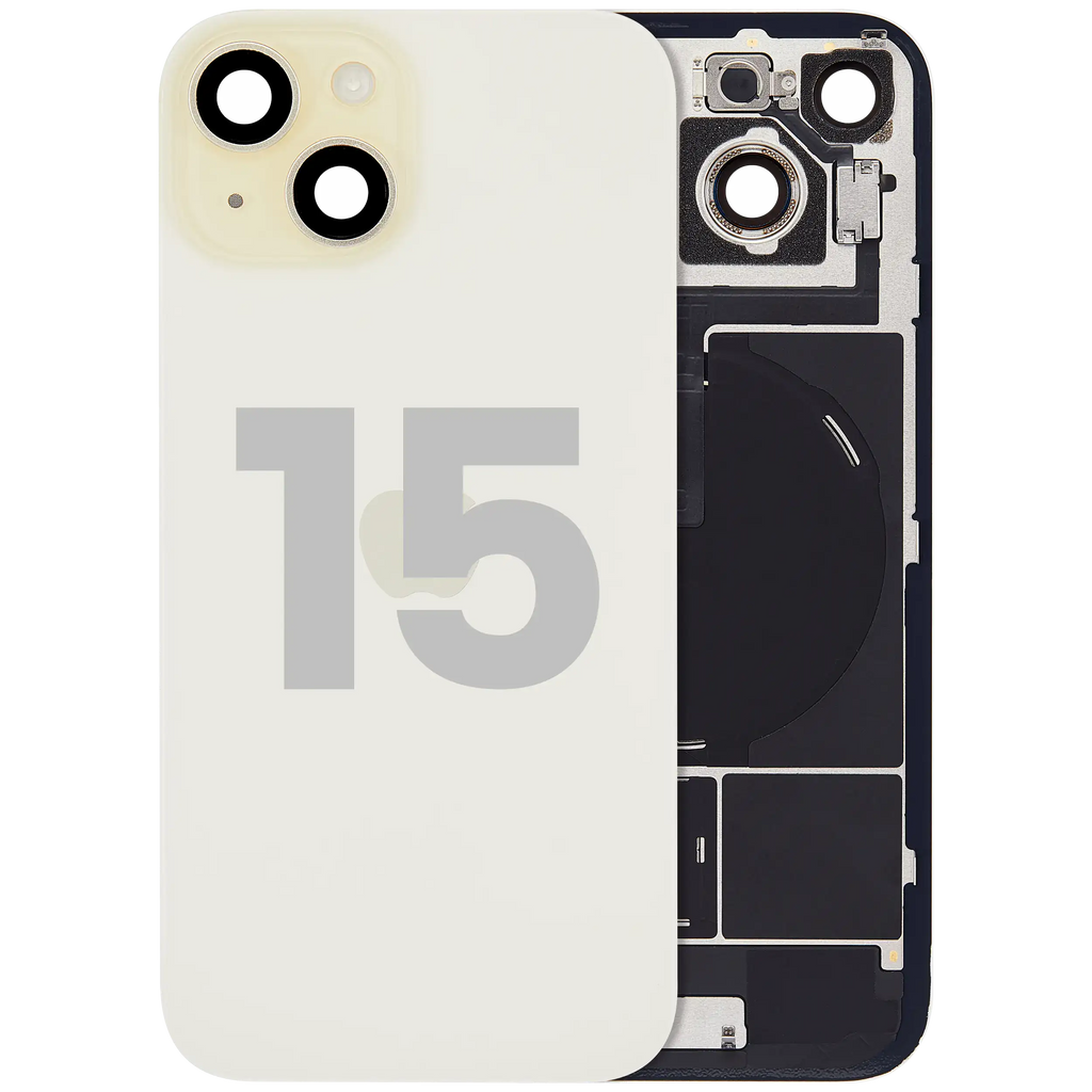 Original Apple-Ausbau A gebraucht – iPhone 15 Backcover Gelb