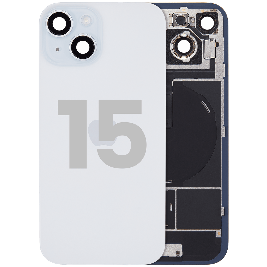 Original Apple-Ausbau A gebraucht – iPhone 15 Backcover Blau