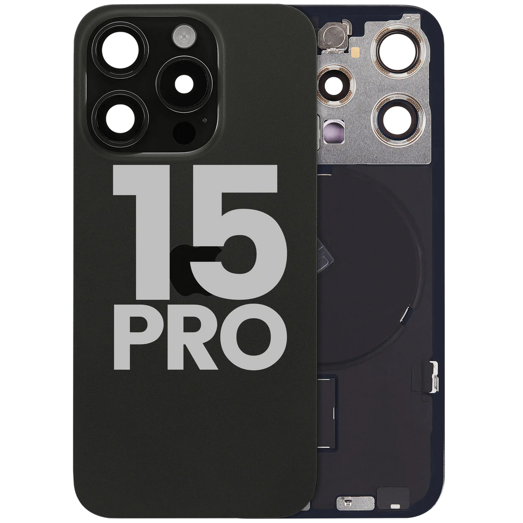 Original Apple-Ausbau B gebraucht – iPhone 15 Pro Backcover Schwarz