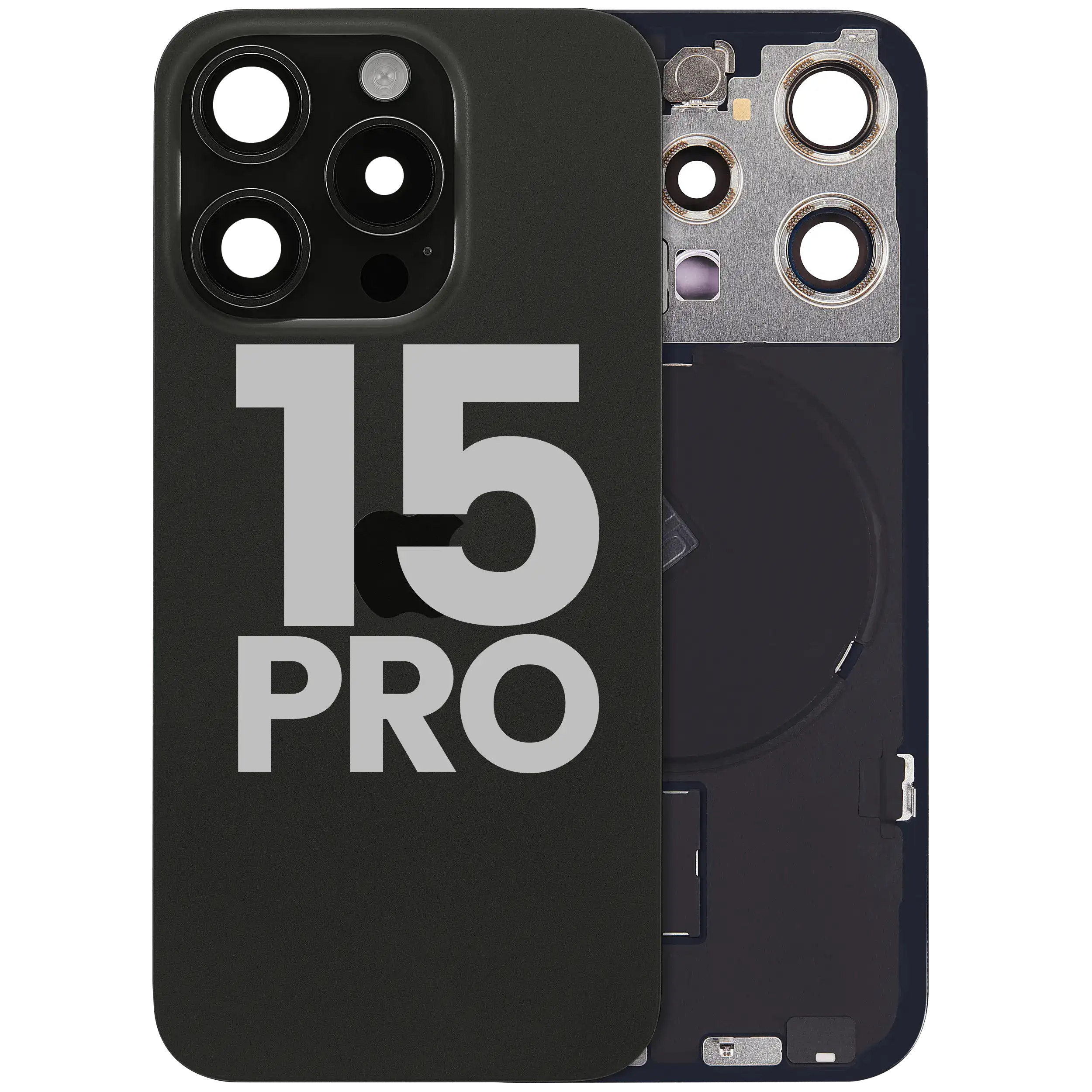 Original Apple-Ausbau B gebraucht – iPhone 15 Pro Backcover Schwarz