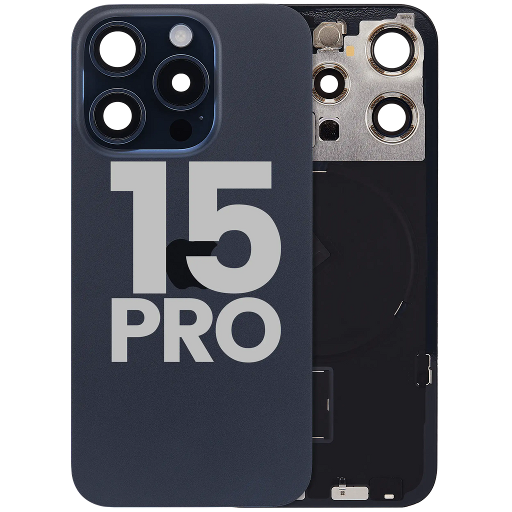 Original Apple-Ausbau C gebraucht – iPhone 15 Pro Backcover Blau