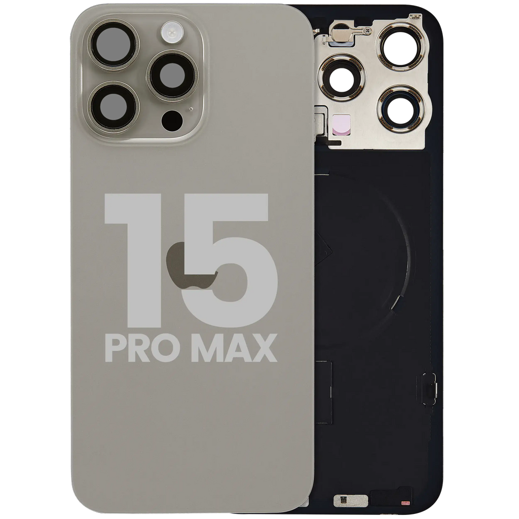 Original Apple-Ausbau B gebraucht – iPhone 15 Pro Max Backcover Natur