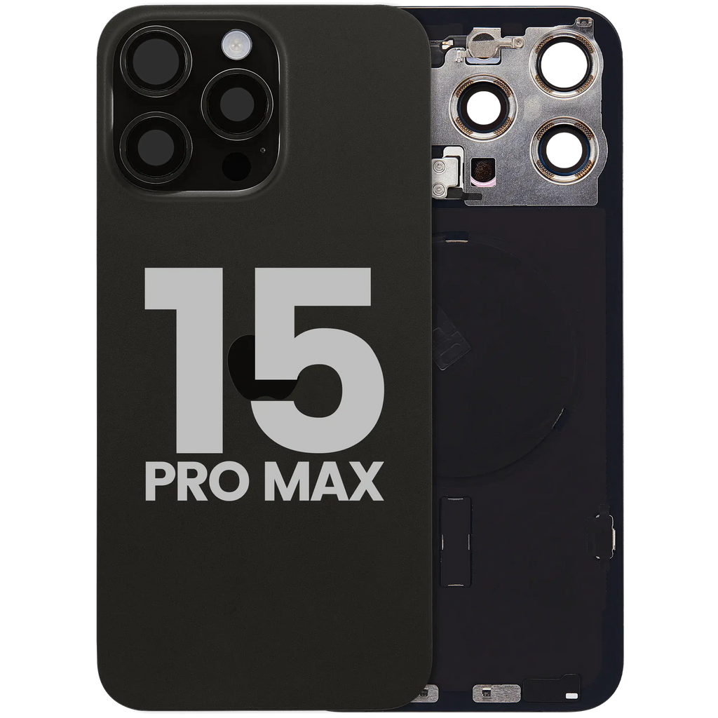 Original Apple-Ausbau C gebraucht – iPhone 15 Pro Max Backcover Schwarz