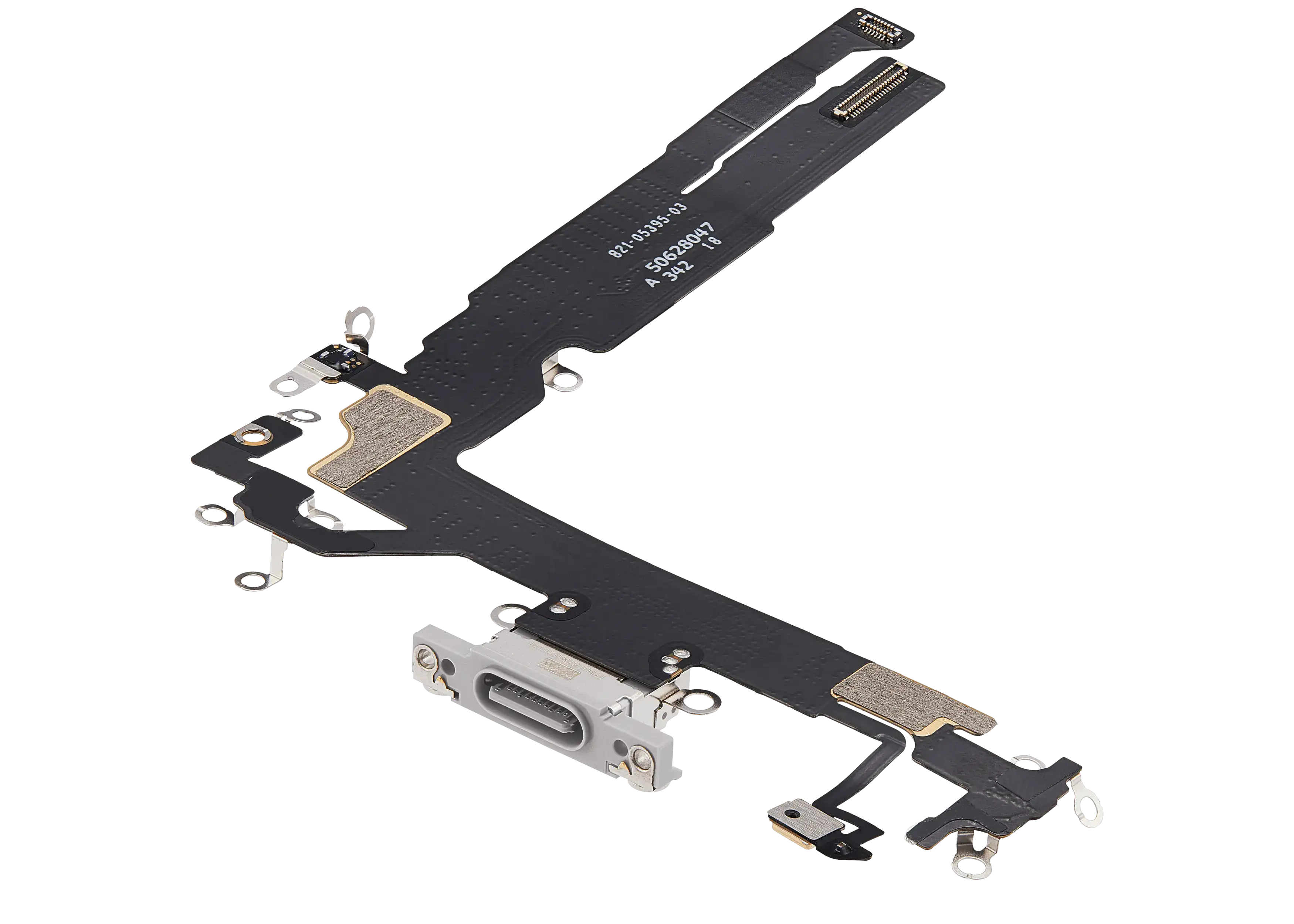 Ladebuchse Flex Cable für iPhone 17 (gebrauchter OEM-Ausbau) (Weiß)