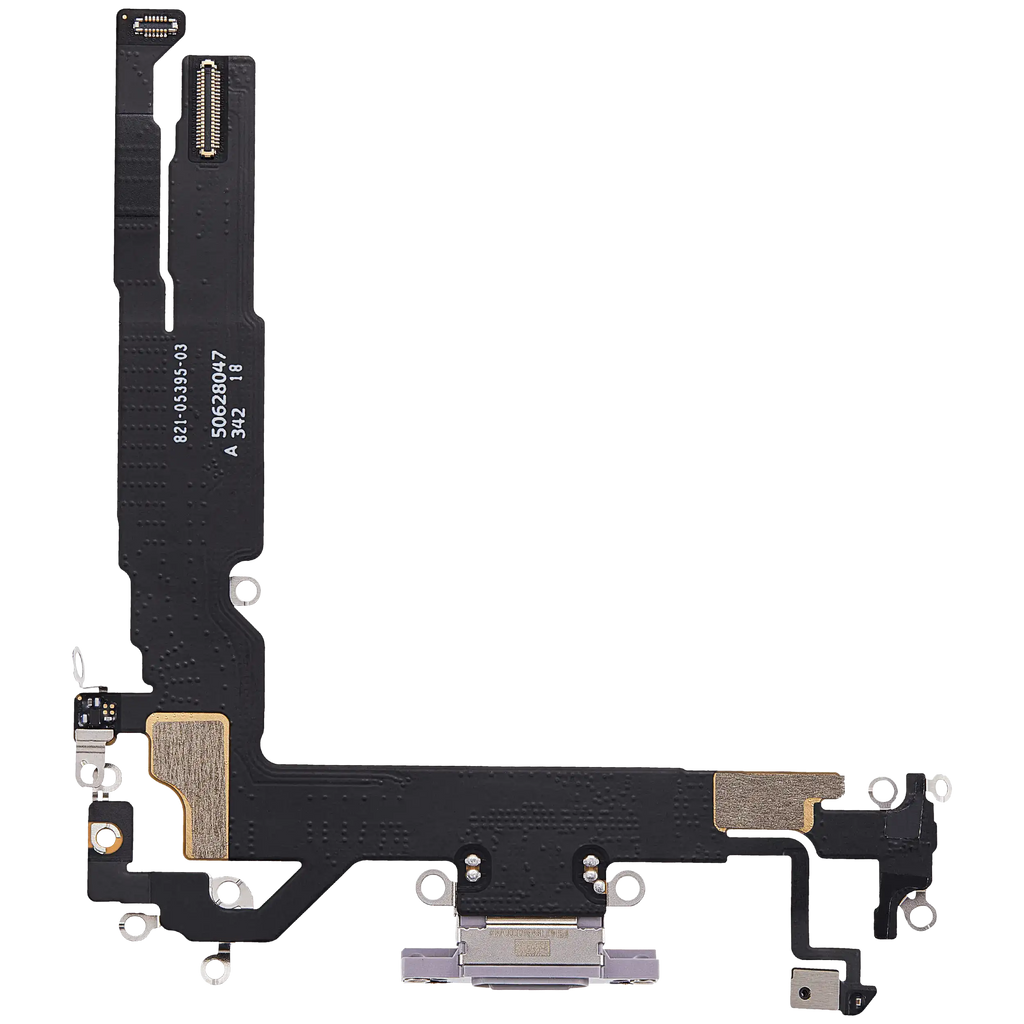 Ladebuchse Flex Cable für iPhone 17 (gebrauchter OEM-Ausbau) (Lavender)