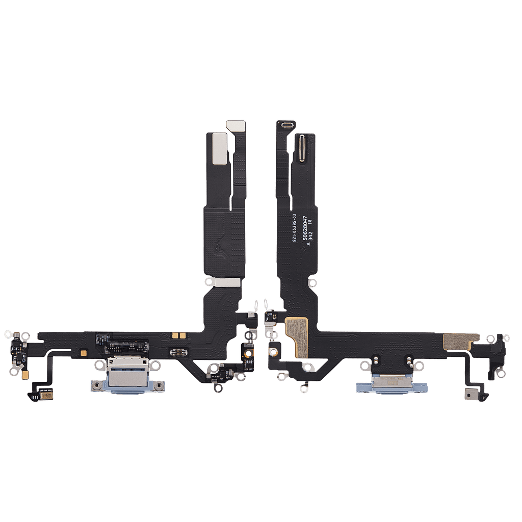 Ladebuchse Flex Cable für iPhone 17 (gebrauchter OEM-Ausbau) (Mist Blue)