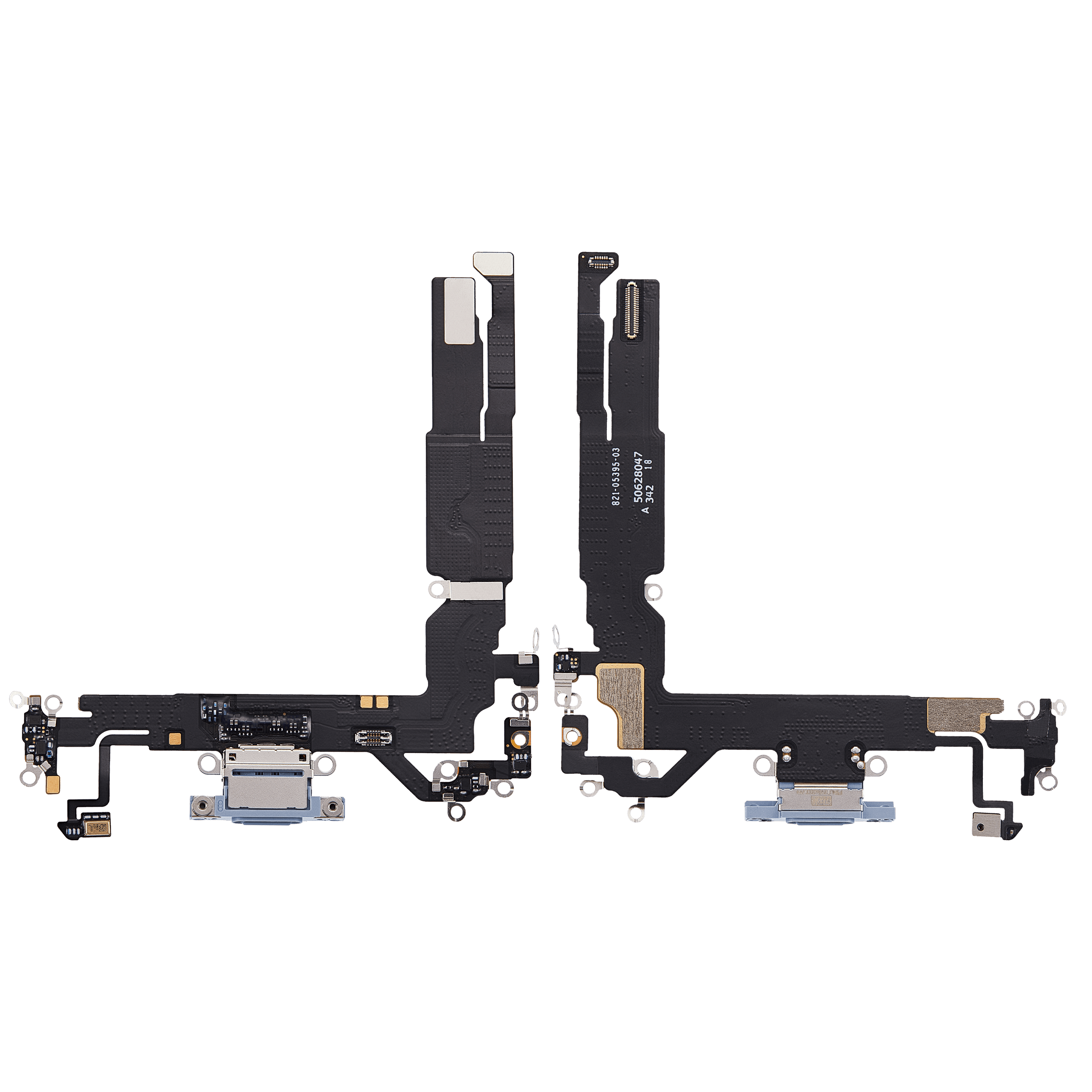Ladebuchse Flex Cable für iPhone 17 (gebrauchter OEM-Ausbau) (Mist Blue)