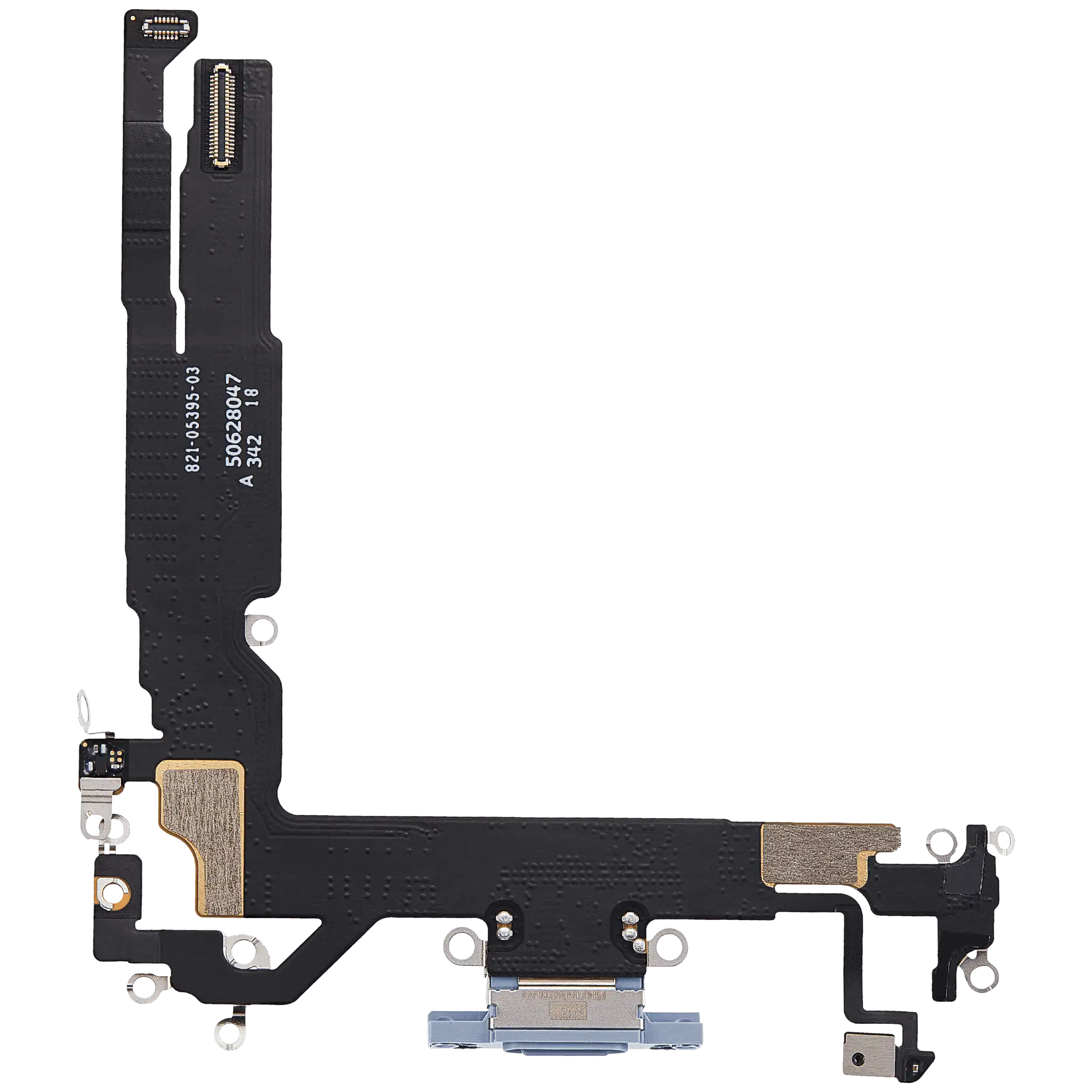 Ladebuchse Flex Cable für iPhone 17 (gebrauchter OEM-Ausbau) (Mist Blue)