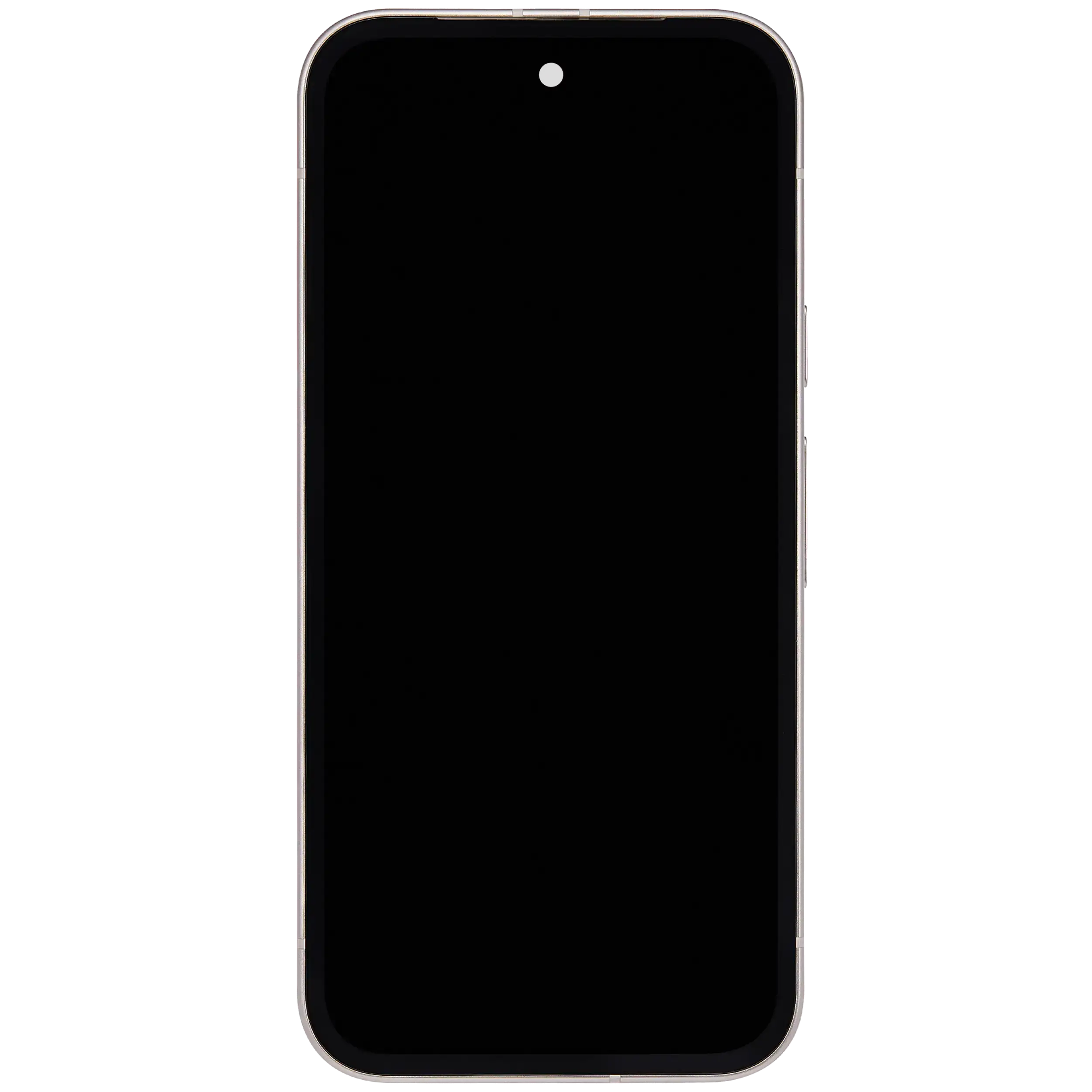 OLED-Display mit Rahmen Compatible (mit Fingerprint Sensor) für Google Pixel 9A (Refurbished) (Porcelain)