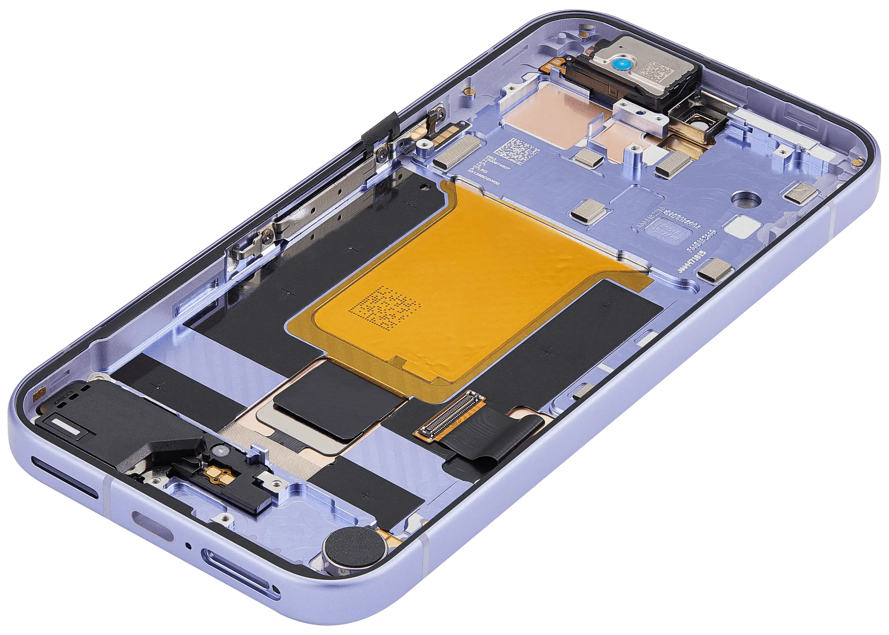OLED-Display mit Rahmen Compatible (mit Fingerprint Sensor) für Google Pixel 9A (Refurbished) (Iris)