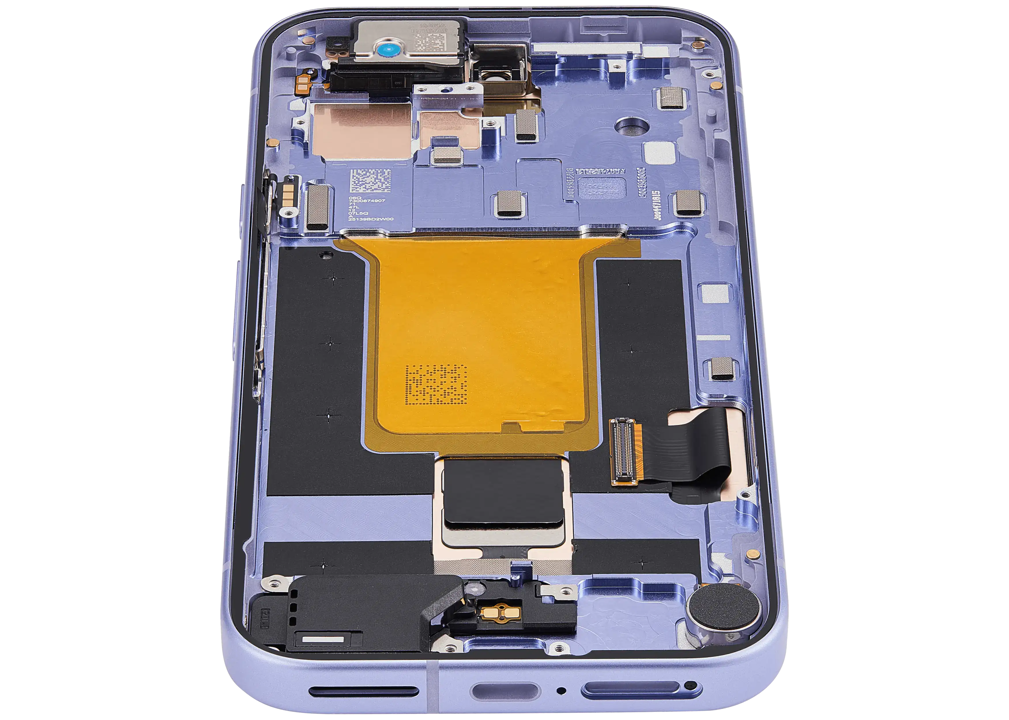OLED-Display mit Rahmen Compatible (mit Fingerprint Sensor) für Google Pixel 9A (Refurbished) (Iris)