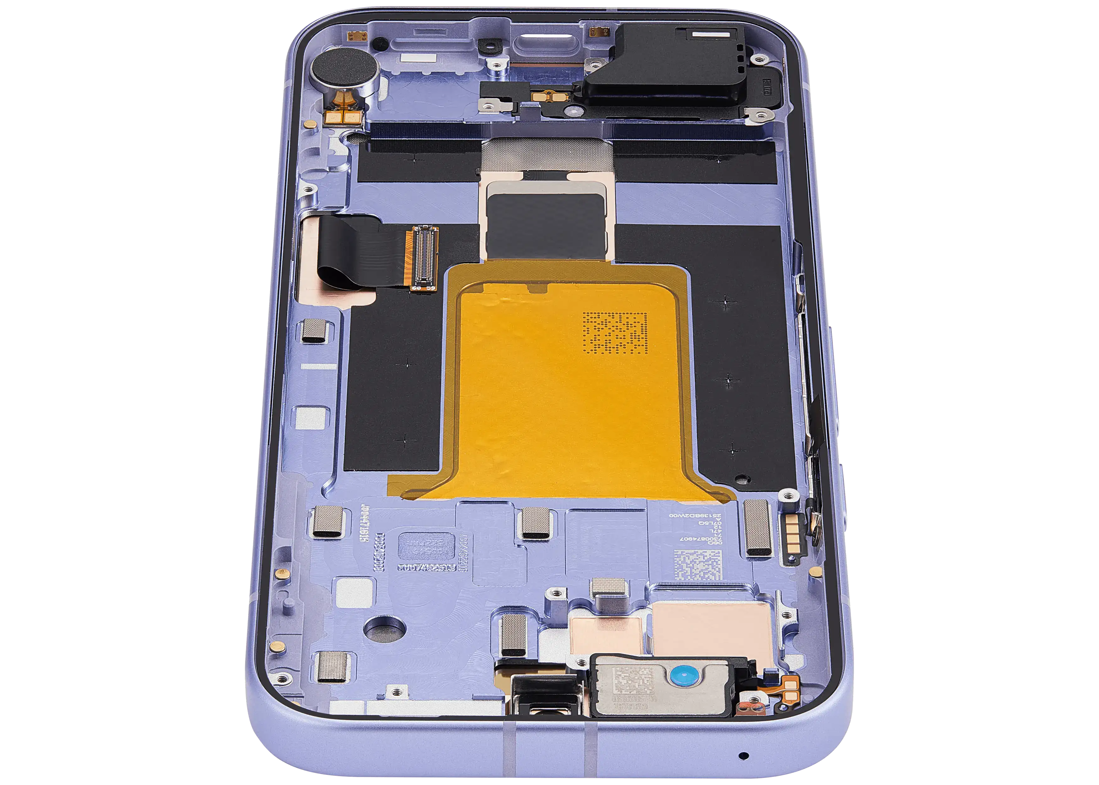 OLED-Display mit Rahmen Compatible (mit Fingerprint Sensor) für Google Pixel 9A (Refurbished) (Iris)