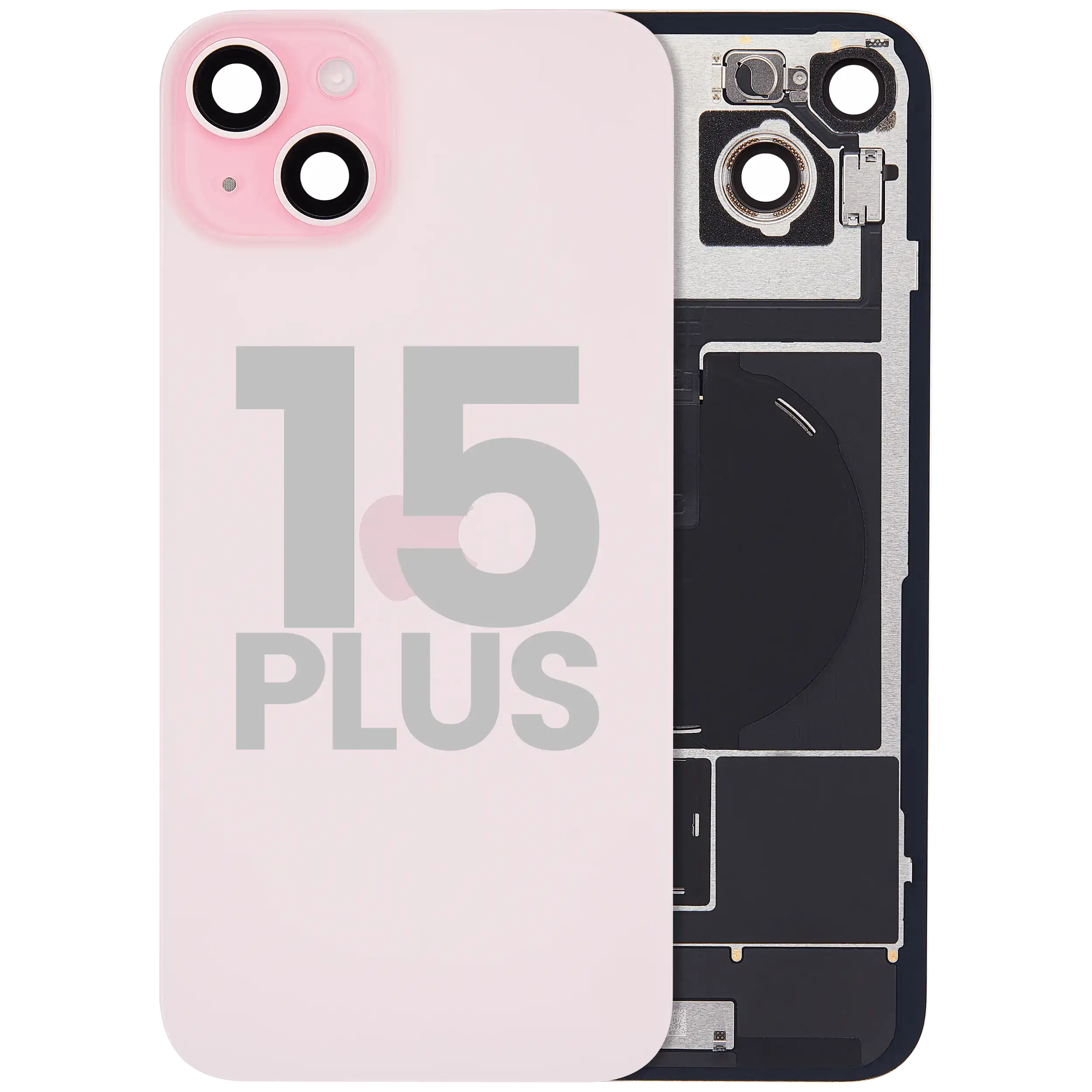 Original Apple-Ausbau B gebraucht – iPhone 15 Plus Backcover Rosa