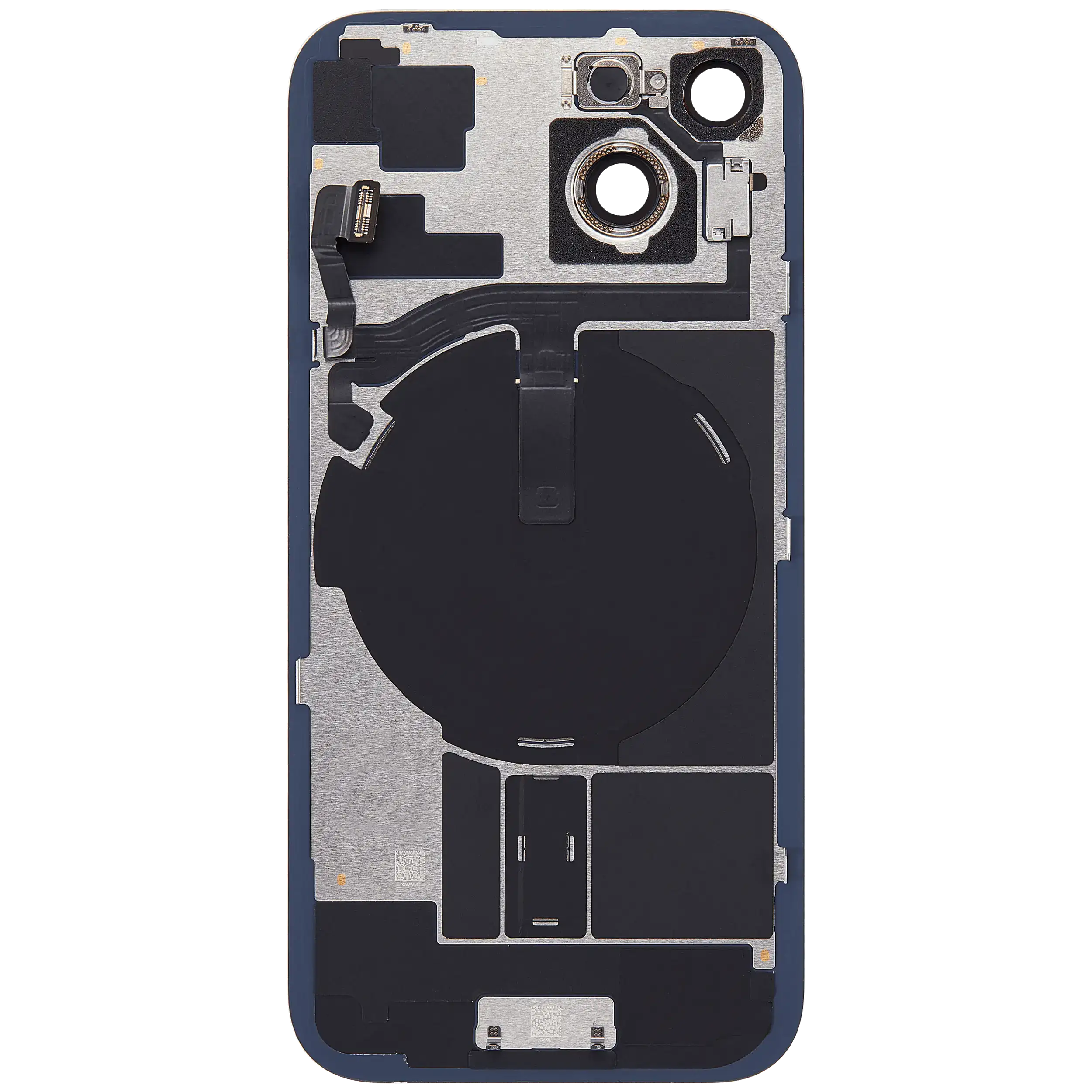Backcover mit MagSafe Magnet & NFC & Blitz-Flexkabel für iPhone 15 (Service Pack) (Blau)