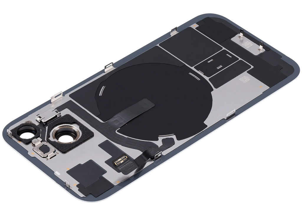 Backcover mit MagSafe Magnet & NFC & Blitz-Flexkabel für iPhone 15 (Service Pack) (Blau)
