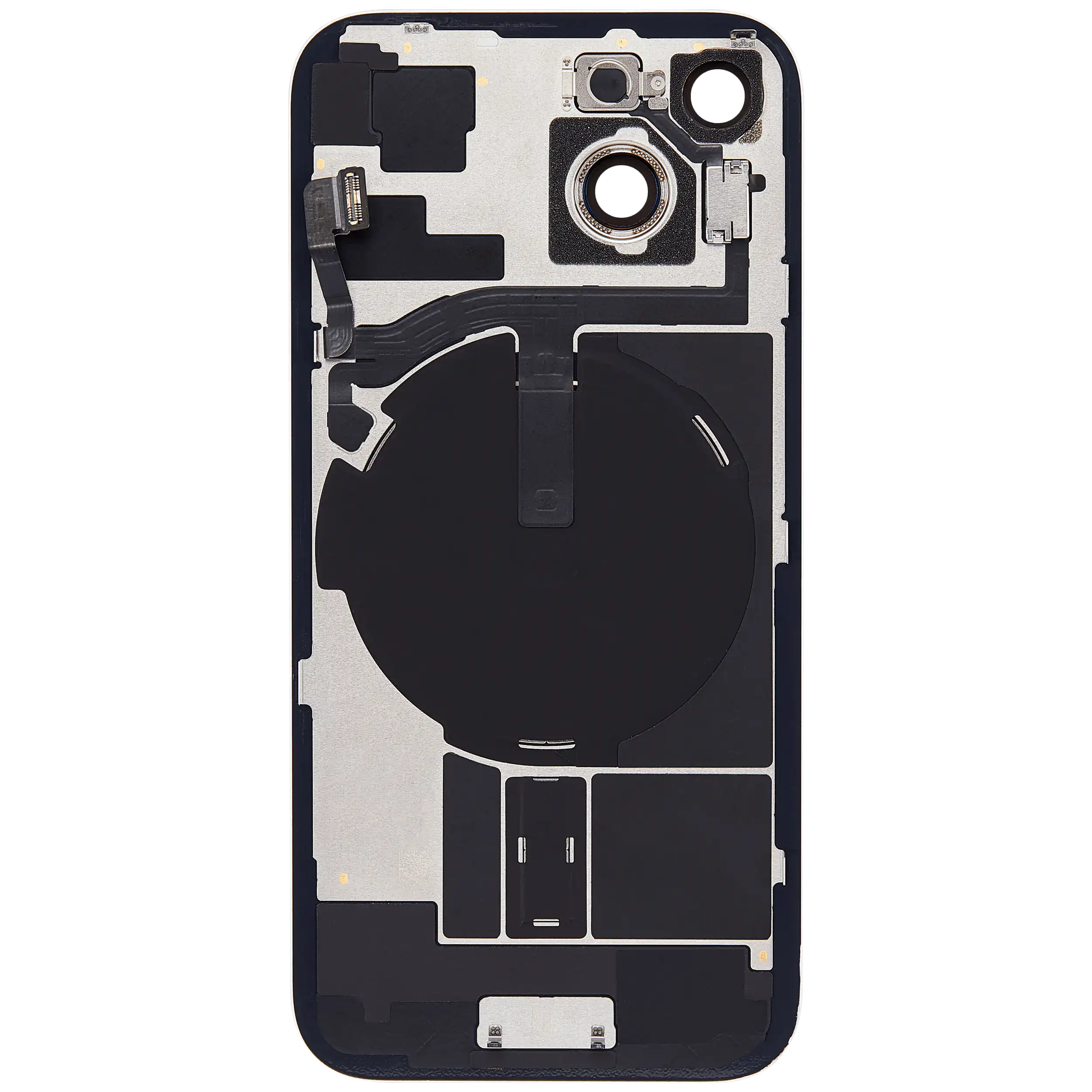 Backcover mit MagSafe Magnet & NFC & Blitz-Flexkabel für iPhone 15 (Service Pack) (Gelb)