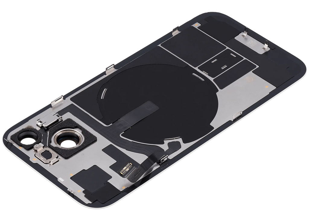 Backcover mit MagSafe Magnet & NFC & Blitz-Flexkabel für iPhone 15 (Service Pack) (Gelb)