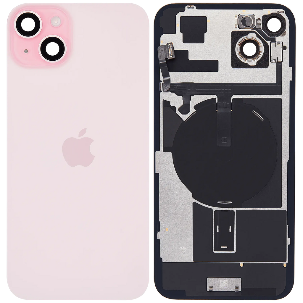 Backcover, MagSafe, NFC, Blitz-Flexkabel für iPhone 15 Plus (Service Pack) Pink
