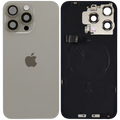 Backcover mit MagSafe-Magnet, NFC- und Blitz-Flexkabel für iPhone 15 Pro Max (Service Pack) (Natural Titanium)