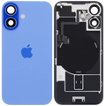 Back Cover with MagSafe Magnet, NFC, and Flash Flex Cable for iPhone 16 (Used OEM Pull, Quality A) (Ultramarine)