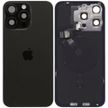 OEM Backcover m. MagSafe, NFC & Blitz-Flexkabel für iPhone 15 Pro Max (Schwarz T