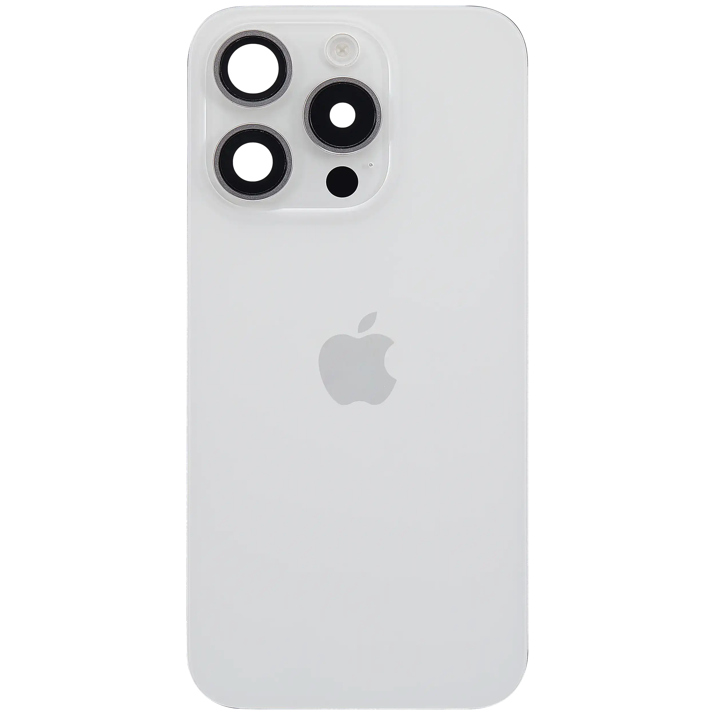 Backcover mit MagSafe Magnet & NFC & Blitz-Flexkabel für iPhone 15 Pro (Service Pack) (Weiß Titanium)
