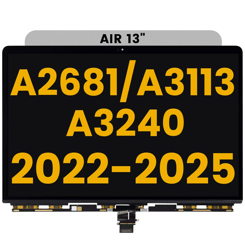 LCD Panel Only for MacBook Air 13" (A2681 / A3113 / A3240) (All Years) (Premium)