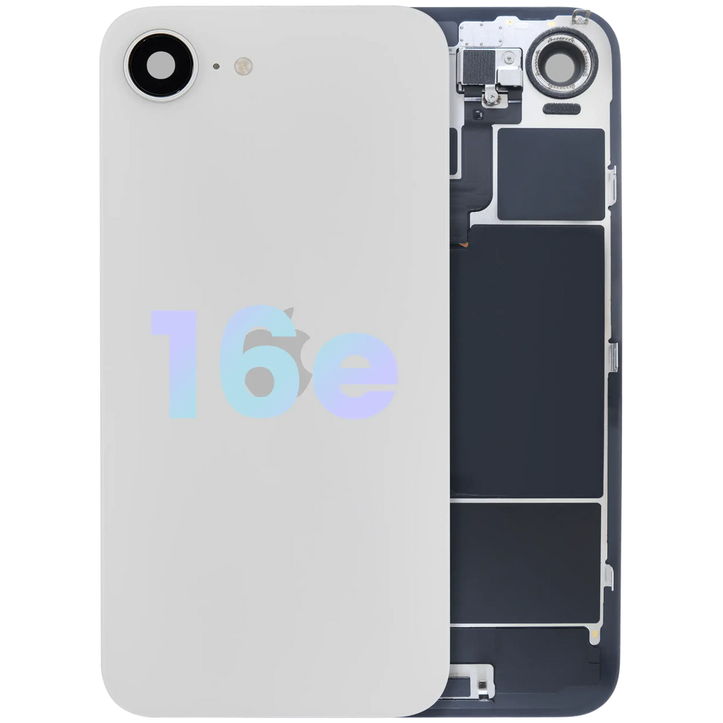 Backcover für iPhone 16e (Service Pack) (Weiß)