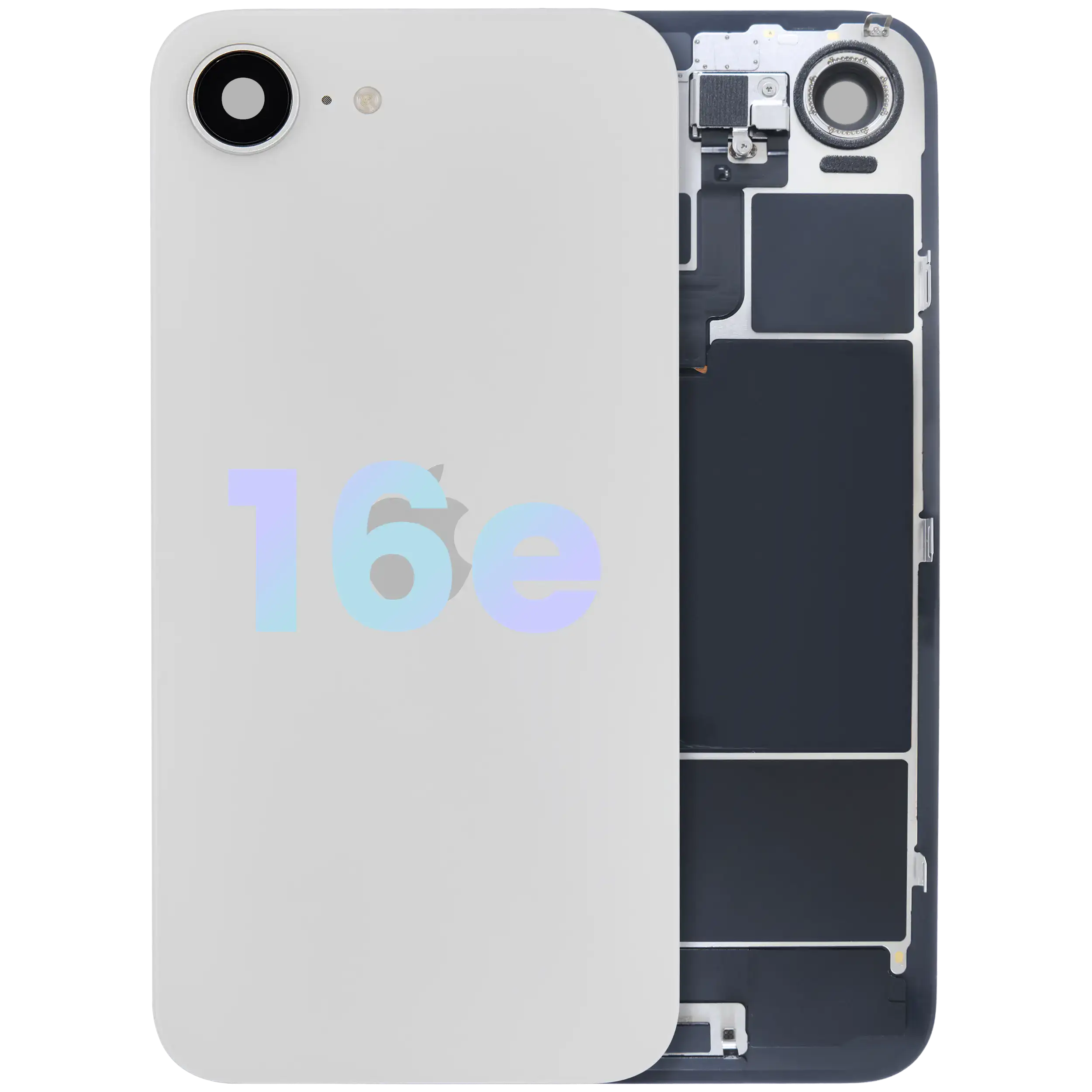 Backcover für iPhone 16e (Service Pack) (Weiß)