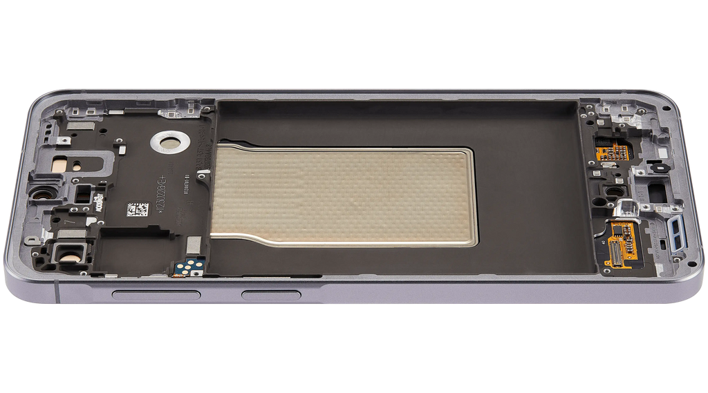OLED-Display mit Rahmen für Samsung Galaxy A57 5G (A576 / 2026) (Refurbished) (Grau)