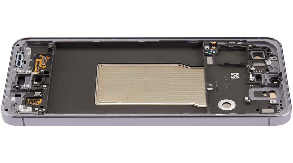 OLED-Display mit Rahmen für Samsung Galaxy A57 5G (A576 / 2026) (Refurbished) (Grau)