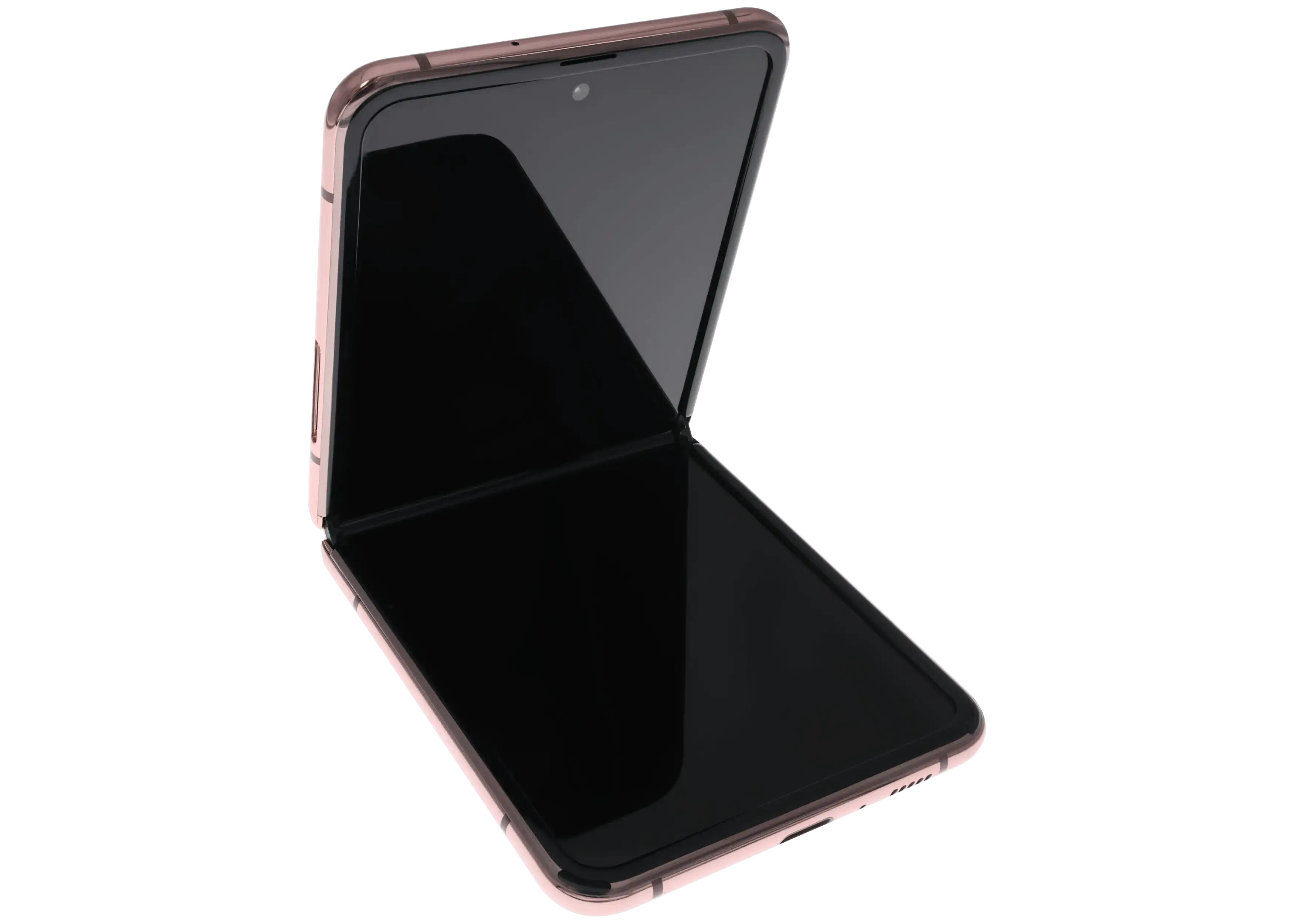 Inner OLED-Display für Samsung Galaxy Z Flip 5G (US & International) (gebrauchter OEM-Ausbau, Qualität B) (Mystic Bronze)