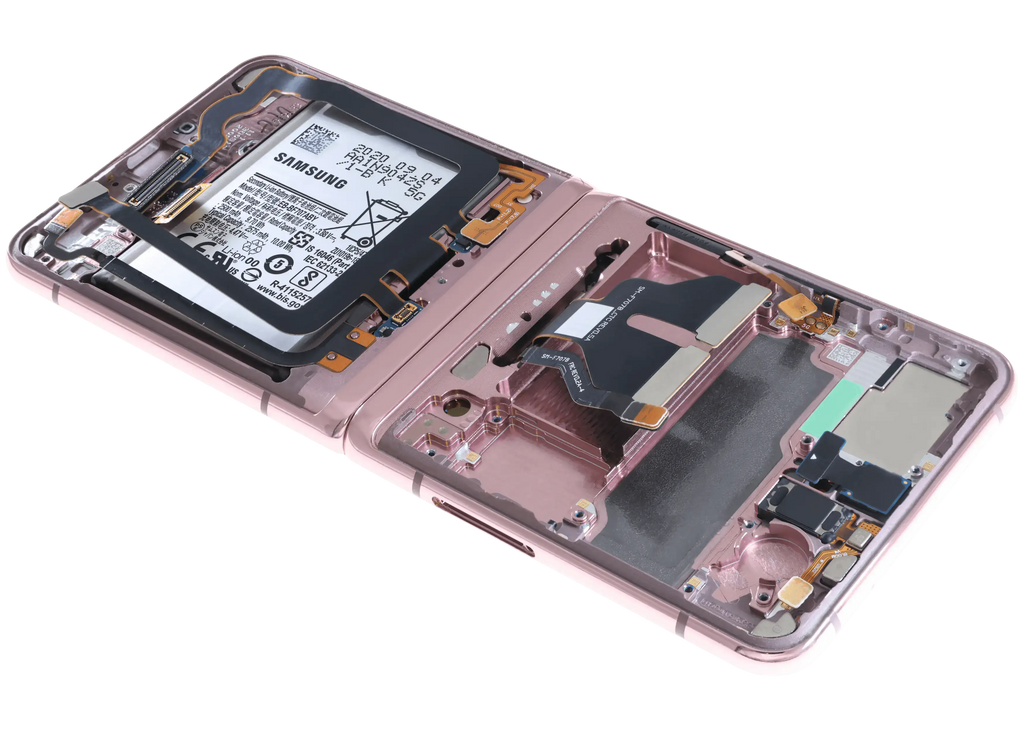 Inner OLED-Display für Samsung Galaxy Z Flip 5G (US & International) (gebrauchter OEM-Ausbau, Qualität B) (Mystic Bronze)