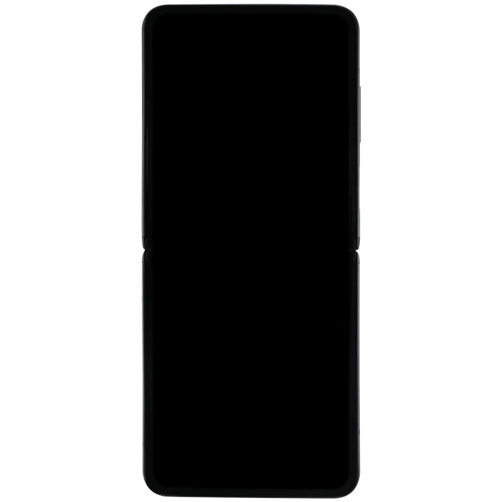 Inner OLED-Display für Samsung Galaxy Z Flip 5G (US & International) (gebrauchter OEM-Ausbau, Qualität B) (Mystic Black)