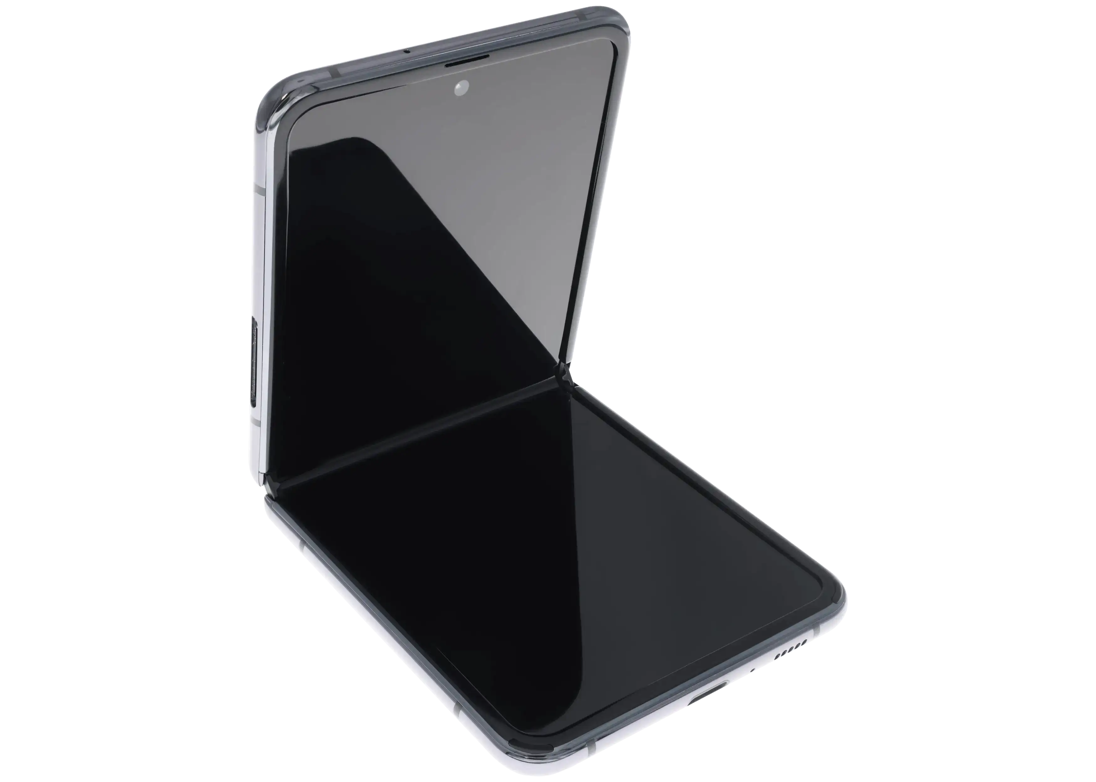 Inner OLED-Display für Samsung Galaxy Z Flip 5G (US & International) (gebrauchter OEM-Ausbau, Qualität B) (Mystic Black)