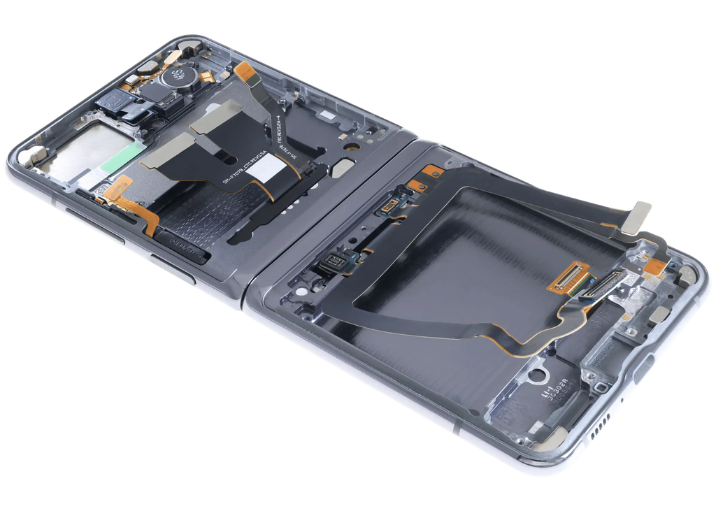 Inner OLED-Display für Samsung Galaxy Z Flip 5G (US & International) (gebrauchter OEM-Ausbau, Qualität B) (Mystic Black)