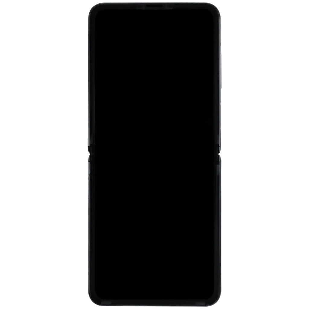 Inner OLED-Display für Samsung Galaxy Z Flip 5G (US & International) (gebrauchter OEM-Ausbau, Qualität A) (Mystic Black)