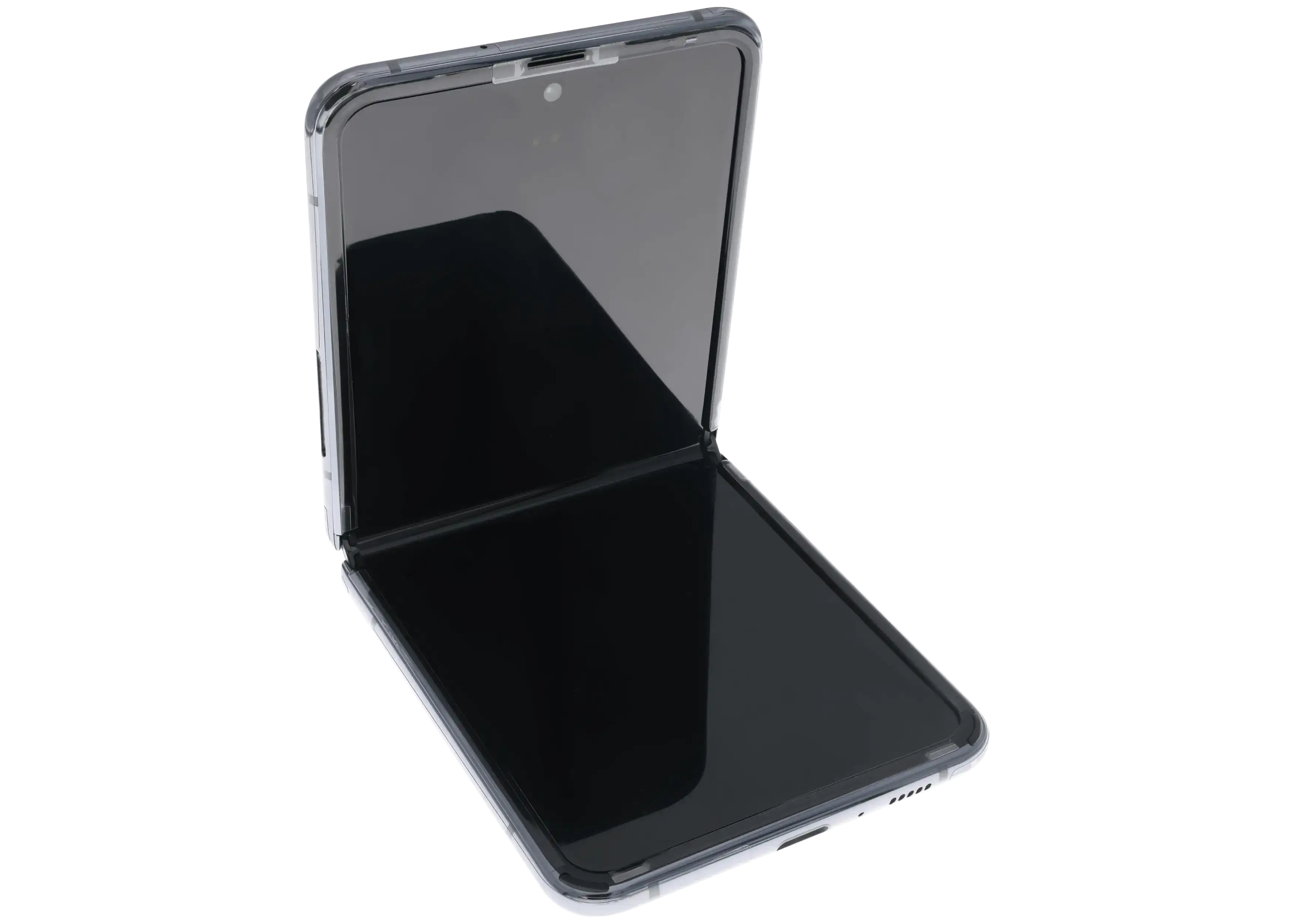 Inner OLED-Display für Samsung Galaxy Z Flip 5G (US & International) (gebrauchter OEM-Ausbau, Qualität A) (Mystic Black)