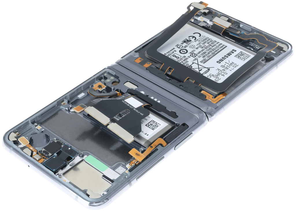 Inner OLED-Display für Samsung Galaxy Z Flip 5G (US & International) (gebrauchter OEM-Ausbau, Qualität A) (Mystic Black)