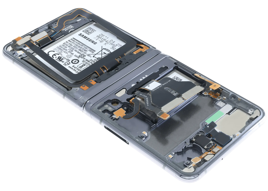 Inner OLED-Display für Samsung Galaxy Z Flip 5G (US & International) (gebrauchter OEM-Ausbau, Qualität A) (Mystic Black)