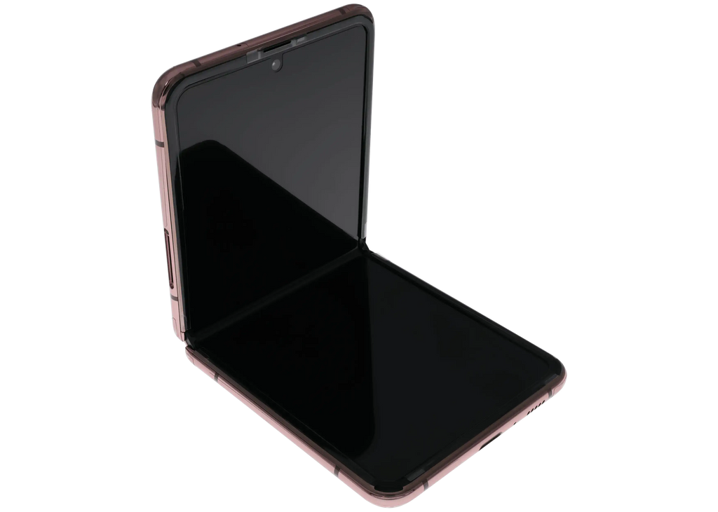 Inner OLED-Display für Samsung Galaxy Z Flip 5G (US & International) (gebrauchter OEM-Ausbau, Qualität A) (Mystic Bronze)