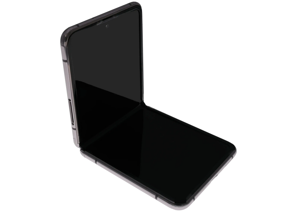 Inner OLED-Display für Samsung Galaxy Z Flip 5G (US & International) (gebrauchter OEM-Ausbau, Qualität A) (Mirror Purple)