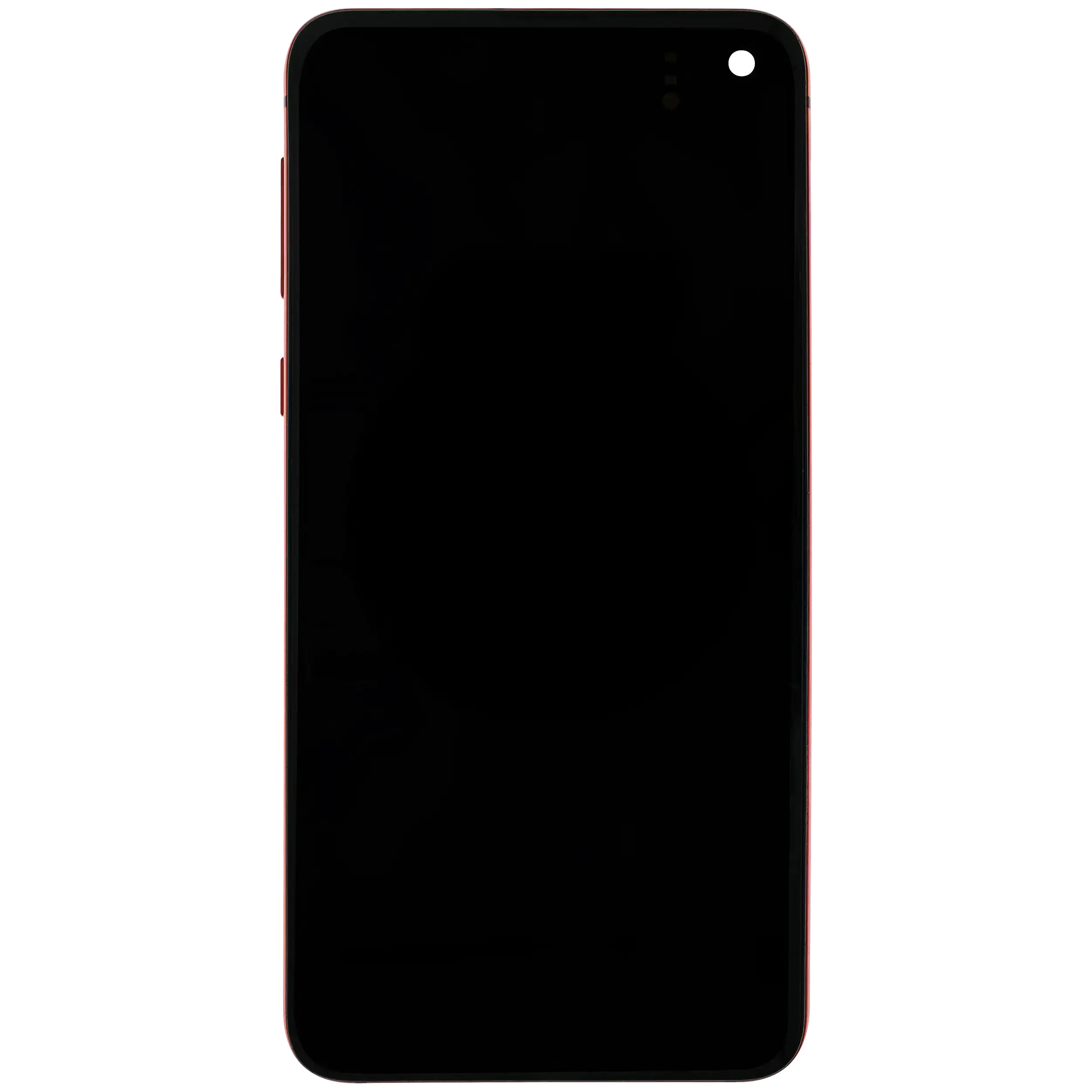 OLED-Display mit Rahmen für Samsung Galaxy S10E (Blemish: Qualität B) (Cardinal Red)