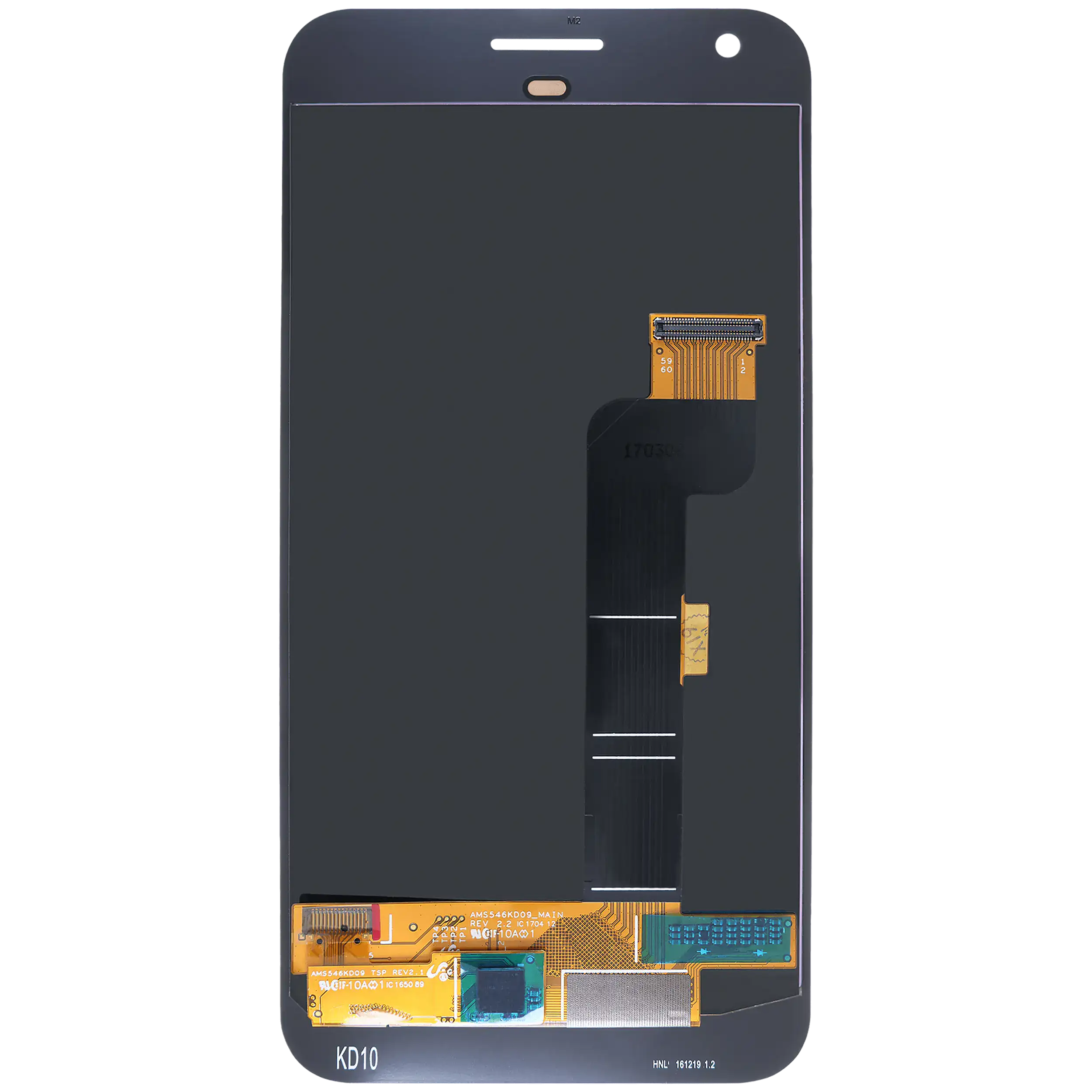 LCD-Display ohne Rahmen Compatible für Google Pixel XL (Original OEM) (Schwarz)